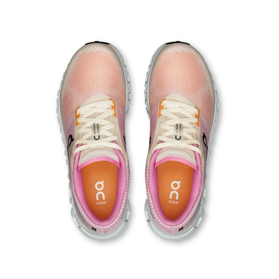 Sneakers Cloud 6 Push arancione e rosa