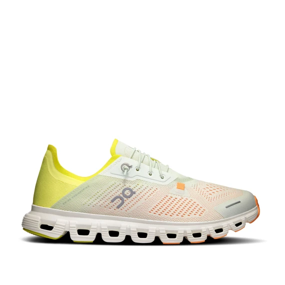 Sneakers Cloud 6 Coast in tessuto tecnico traspirante lime chiaro