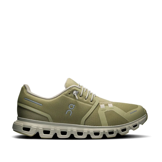 Sneakers Cloud 6 in tessuto tecnico traspirante verde salvia