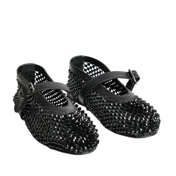 Paperina in strass nero