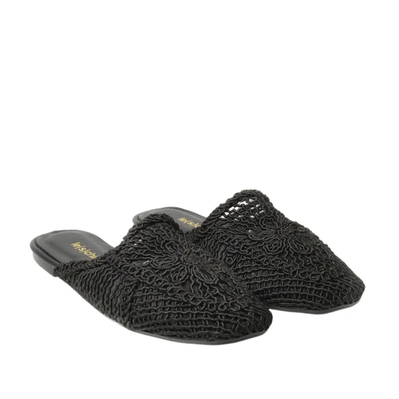 Sabot in crochet nero