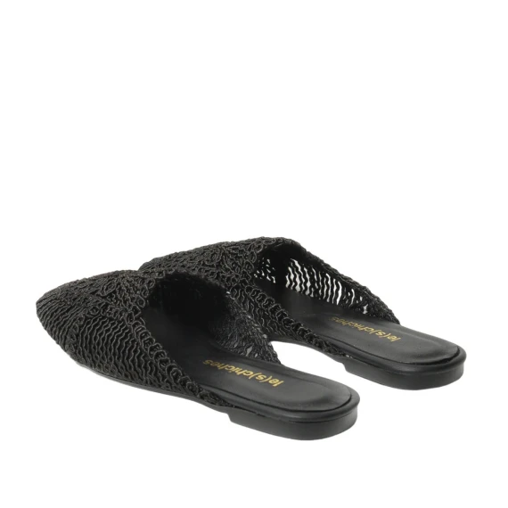 Sabot in crochet nero