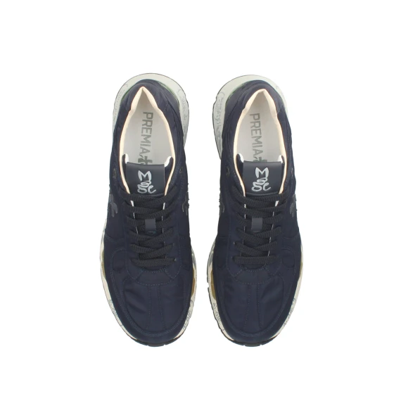 Sneakers Mase in suede e tessuto tecnico blu