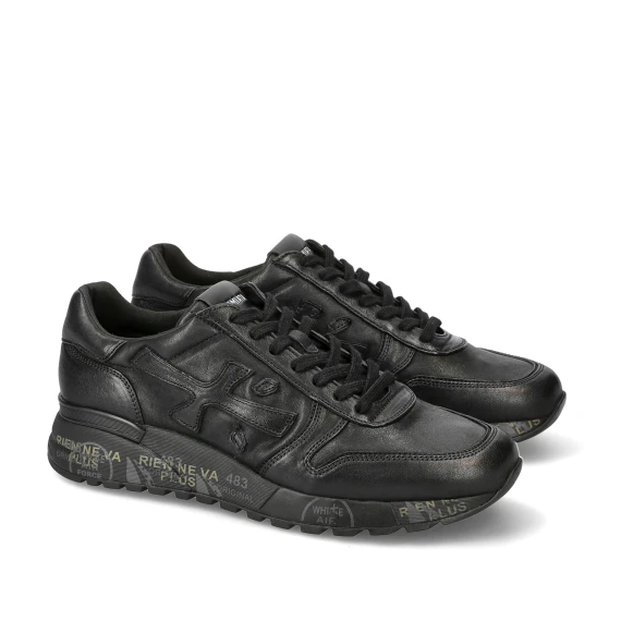 Sneakers Mick in pelle nera