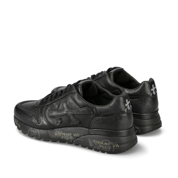 Sneakers Mick in pelle nera