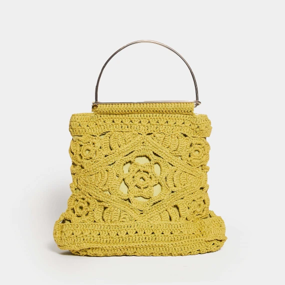 Borsa a mano Camila lime - Taglia ONESIZE - ash