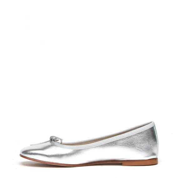 Ballerina BA88 in pelle argento 