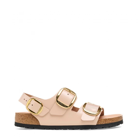 Sandali Milano Big Buckle High Shine new beige 