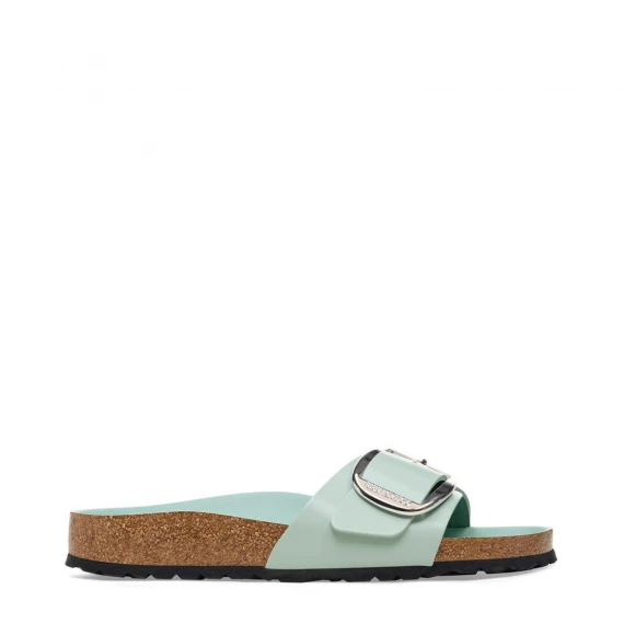 Sandalo Madrid Big Bukle High Shine surf green 