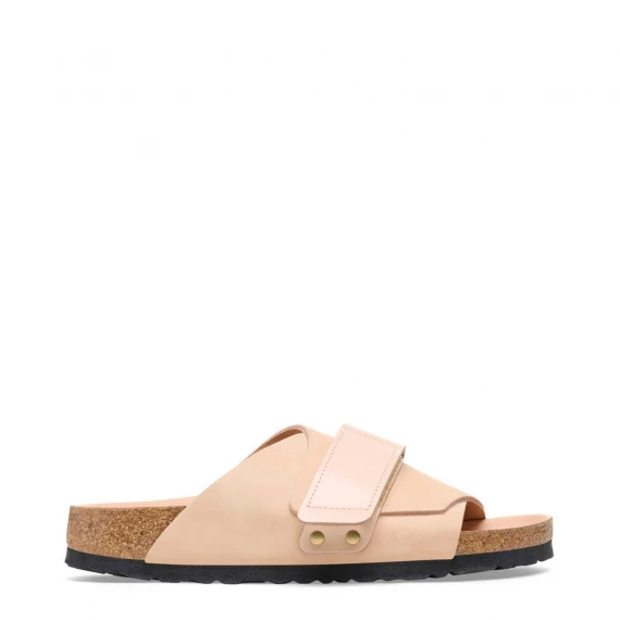 Sandalo Kyoto in pelle nubuck new beige 