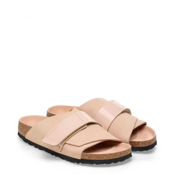 Sandalo Kyoto in pelle nubuck new beige 