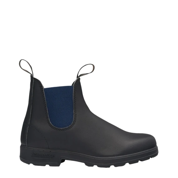 Chelsea Boot 1917 nero con elastico blu  - Taglia 39 - Blundstone