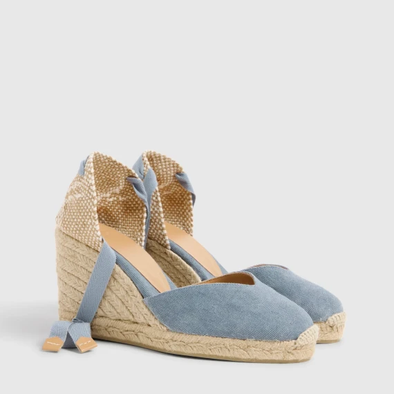 Espadrillas Chiara8 in cotone jeans 