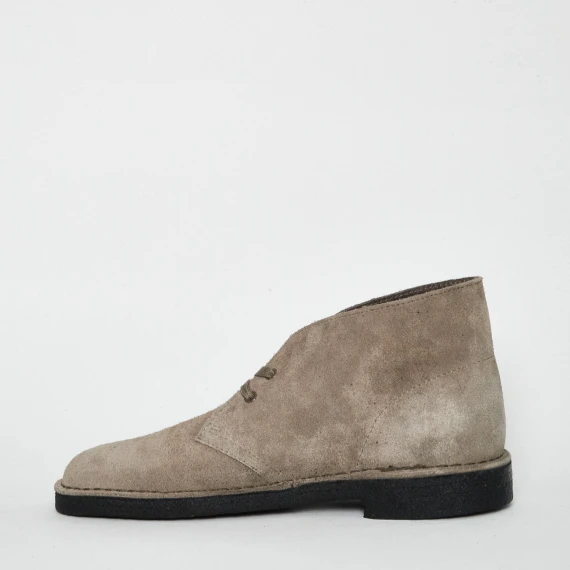 Polacco Desert Boot Dark grey in pelle scamosciata 