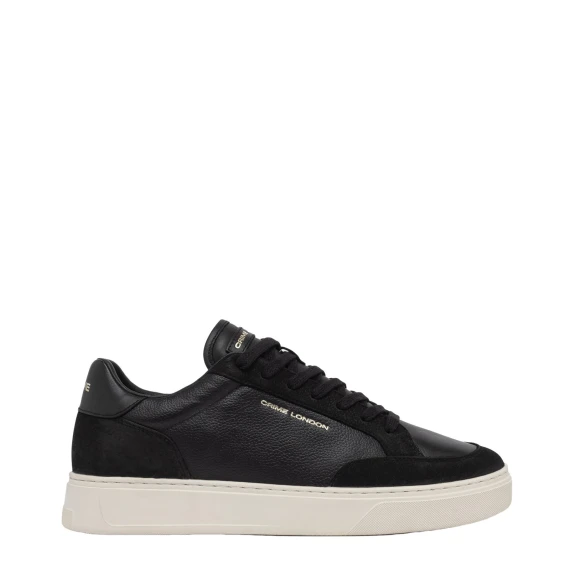 Sneakers Eclipse Obsidian black in pelle nera 