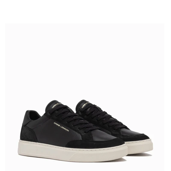 Sneakers Eclipse Obsidian black in pelle nera 