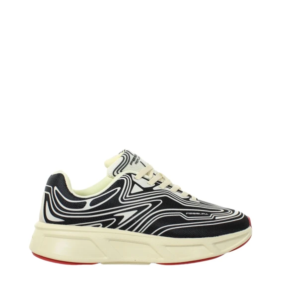 Sneakers RUN01 black bone 