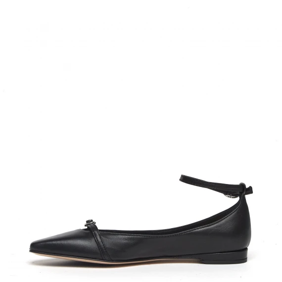 Ballerina A1103 in pelle nera 