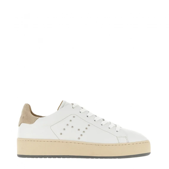 Sneakers H672 in pelle bianca 