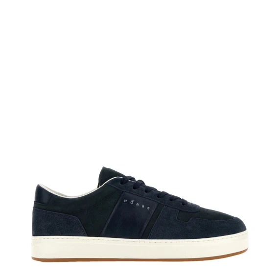 Sneakers H-TV in pelle e suede blu - 11 - Taglia 9 - Hogan