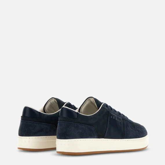 Sneakers H-TV in pelle e suede blu - 11