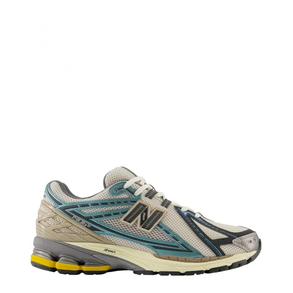 Sneakers M1906rrc in tessuto mesh grigio e azzurro 