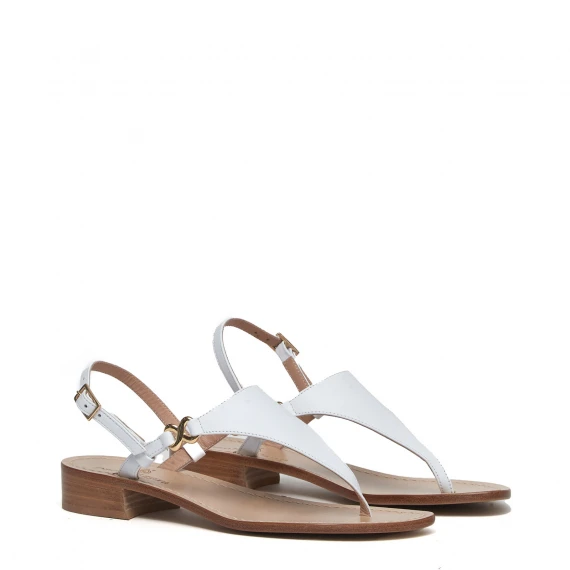 Infradito 721 in pelle bianca 