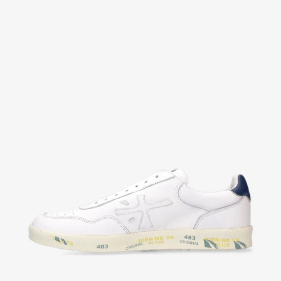Sneakers Clay 6352 in pelle bianca 