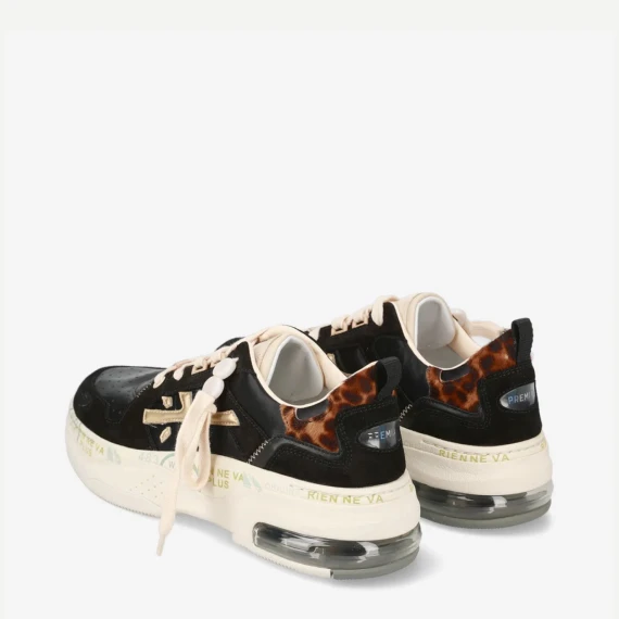 Sneakers Draked 367 in pelle scamosciata, pelle  e tessuto beige 