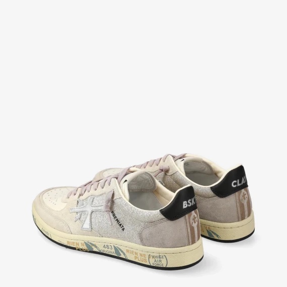 Sneakers BSKT CLAYD 6927 in pelle glitter 