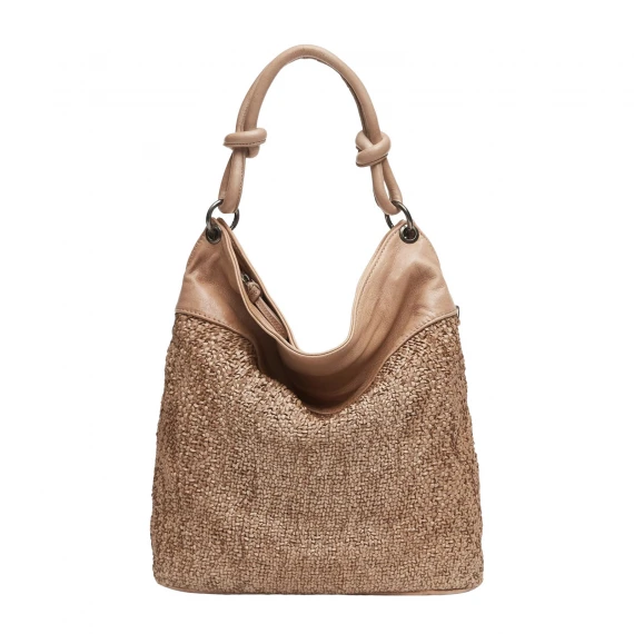 Iris Borsa Shopper intrecciata in pelle orzo - Taglia ONESIZE - reptile's house