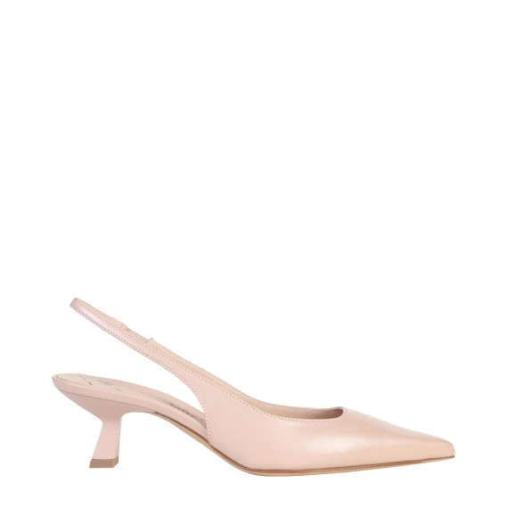 Slingback Arabel in pelle beige 