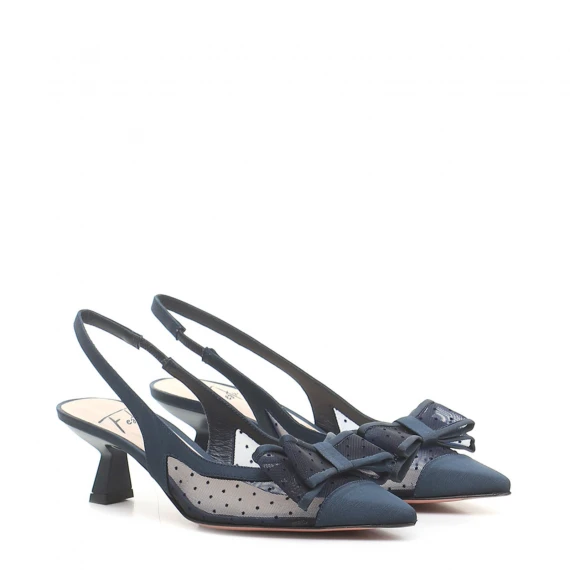 Slingback Lula in rete blu 