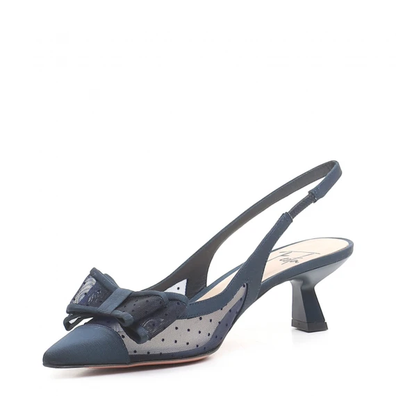 Slingback Lula in rete blu 
