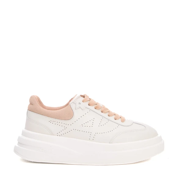 sneakers bianca e beige