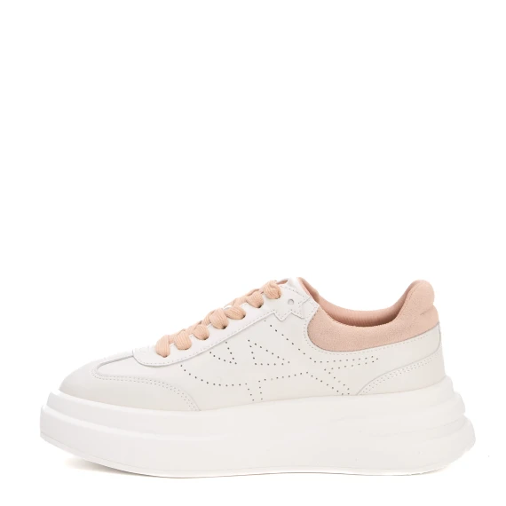 sneakers bianca e beige