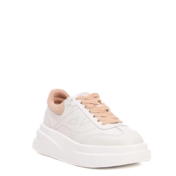 sneakers bianca e beige