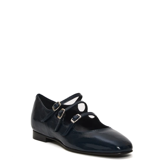 mary jane vernice blu tacco 20 mm