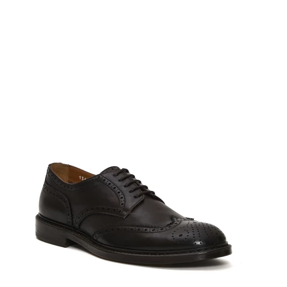 stringata inglese pelle marrone