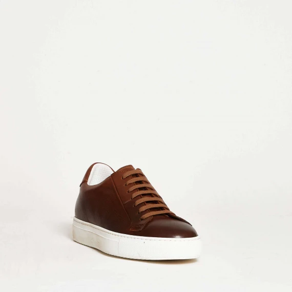 sneakers in pelle cuoio 