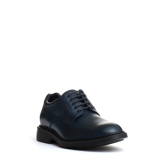 stringata pelle blu fondo millerighe