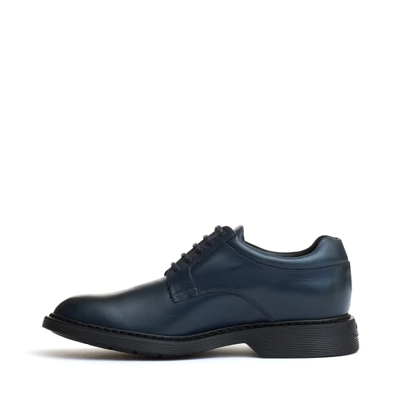 stringata pelle blu fondo millerighe