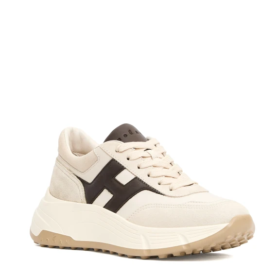 running H669 Hi Fi  pelle cam bianco H marrone