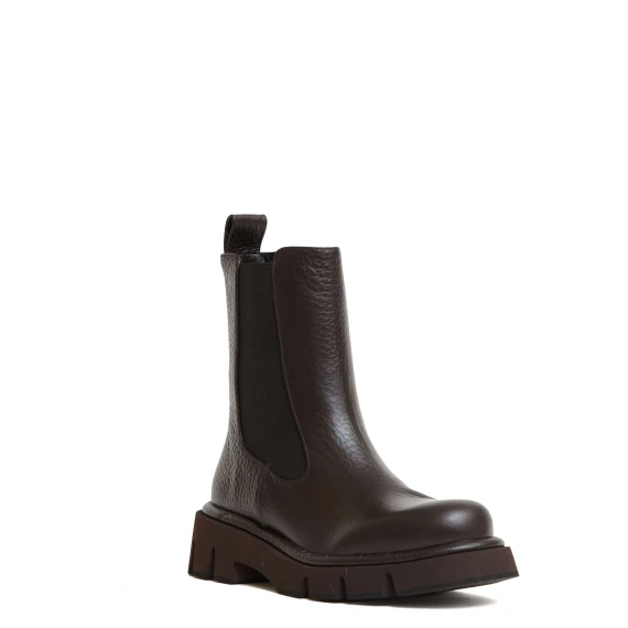 beatles pelle martellata marrone