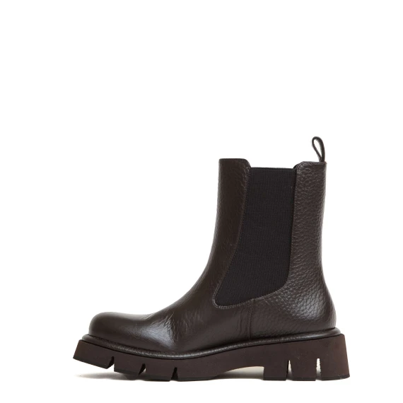 beatles pelle martellata marrone