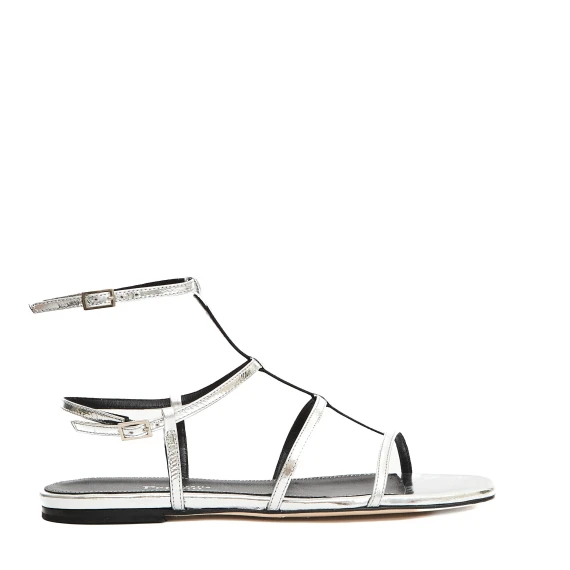sandalo flat listini argento