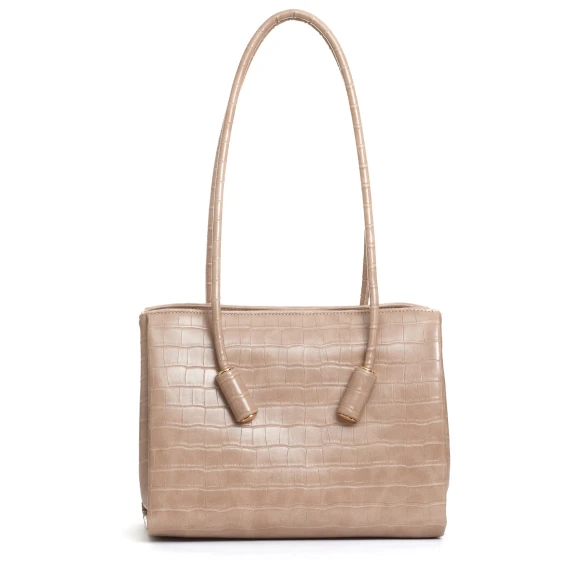 borsa in cocco taupe