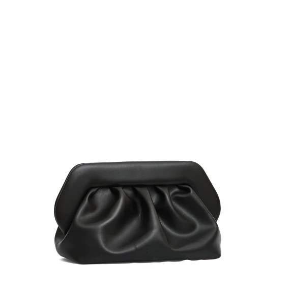 clutch vegan leather nera