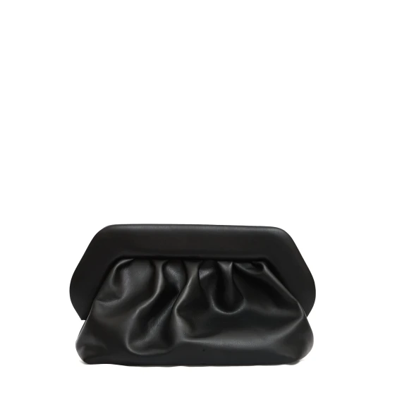 clutch vegan leather nera