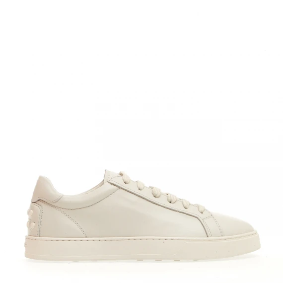 sneakers in pelle bianco fondo cassetta - Taglia 41.5 - Tod's